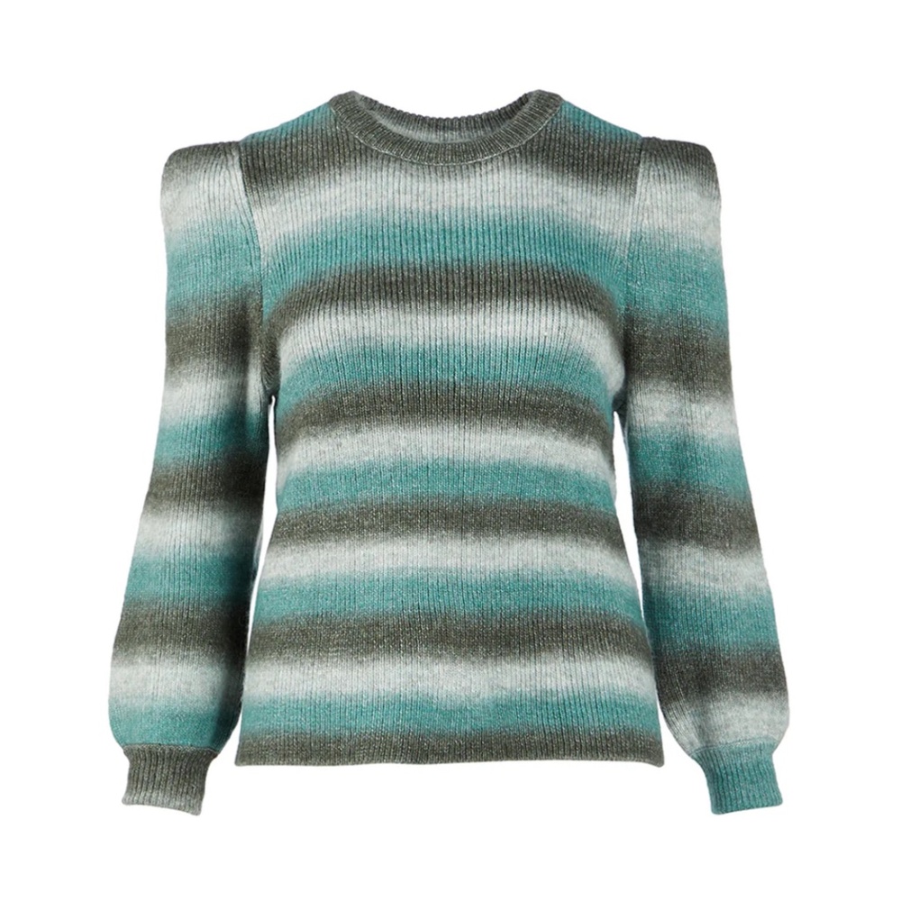 Ella Lafaella Ombre Puff Sleeve Sweater